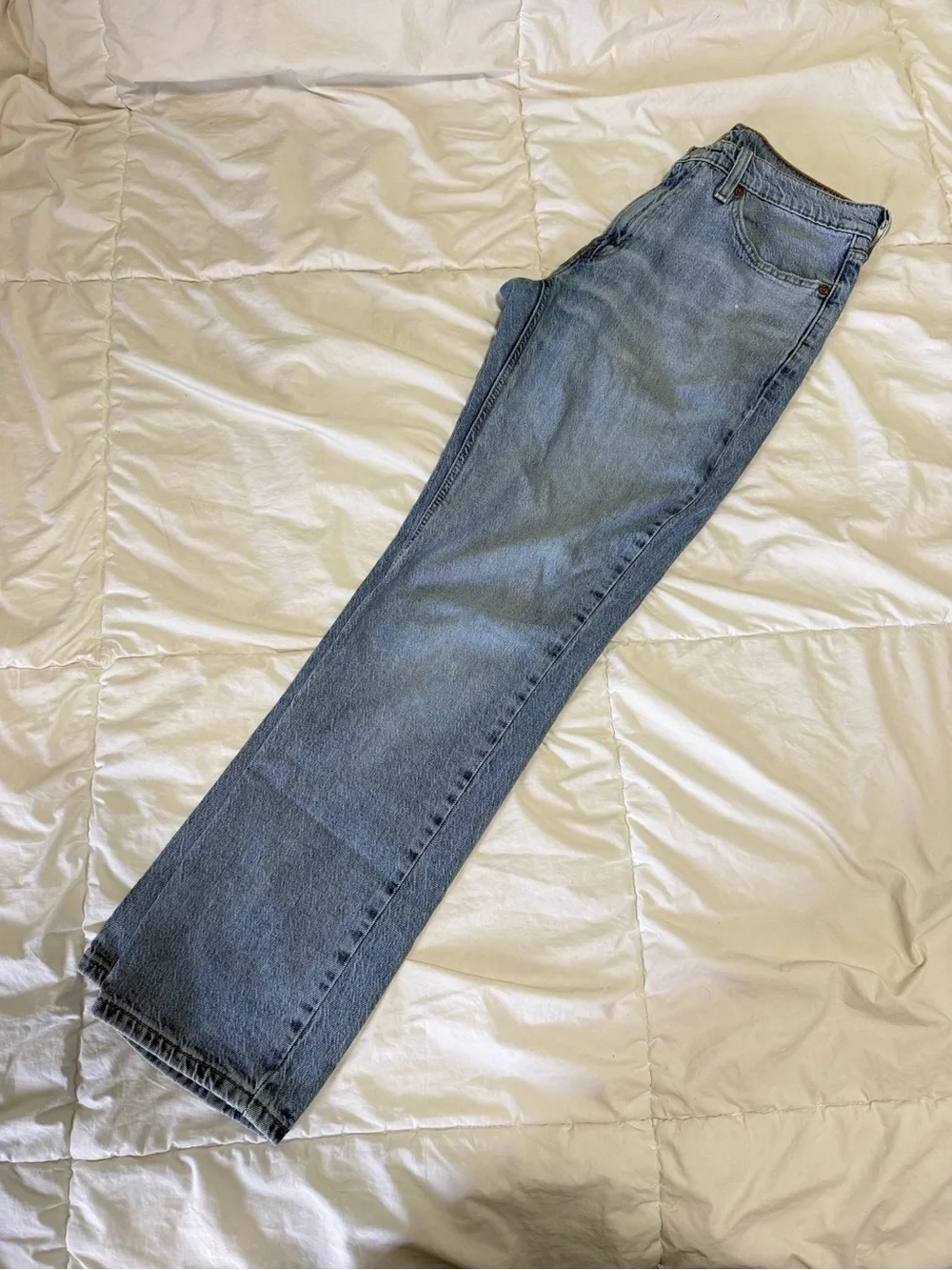 Levi's Light Blue Straight Leg Jeans